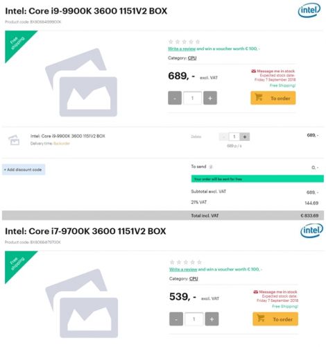 i9-9900K/i7-9700KŷǰԤۣ۸۾